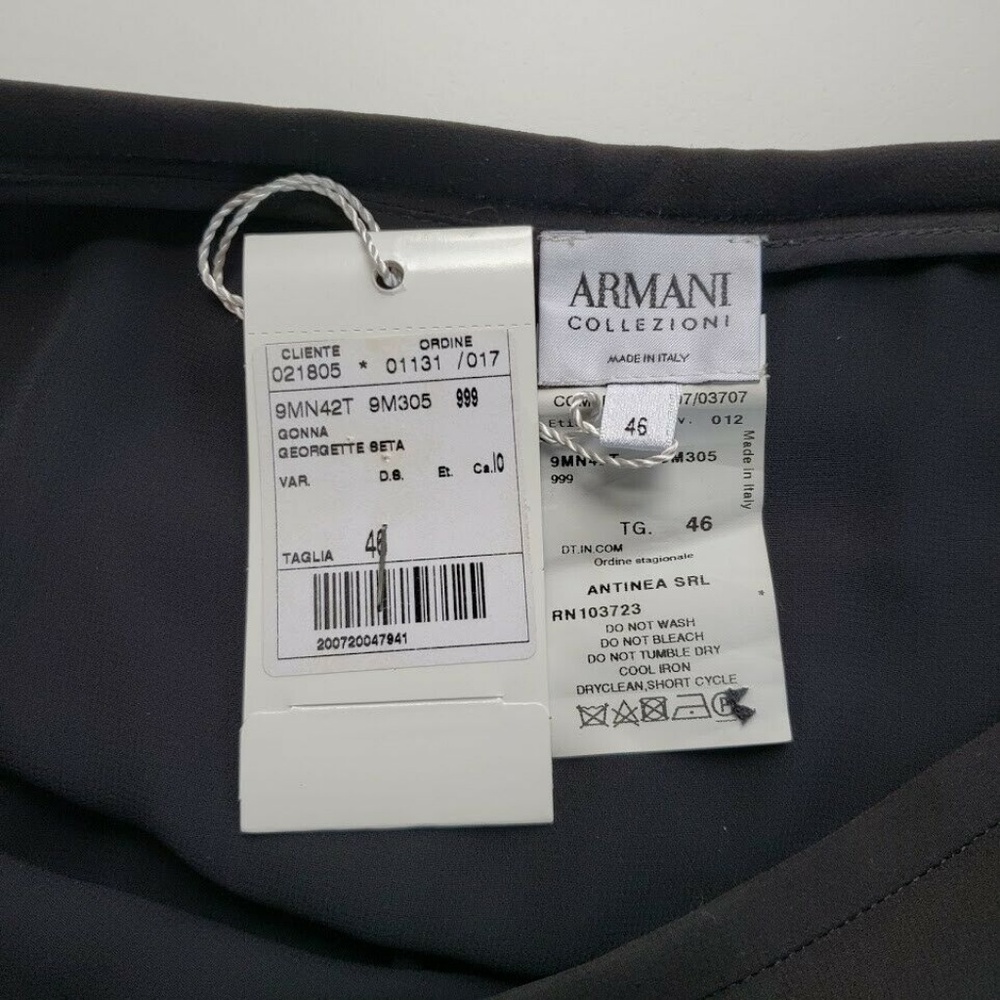 Armani Collezioni Maxi Skirt - Black - Picture 2 of 3